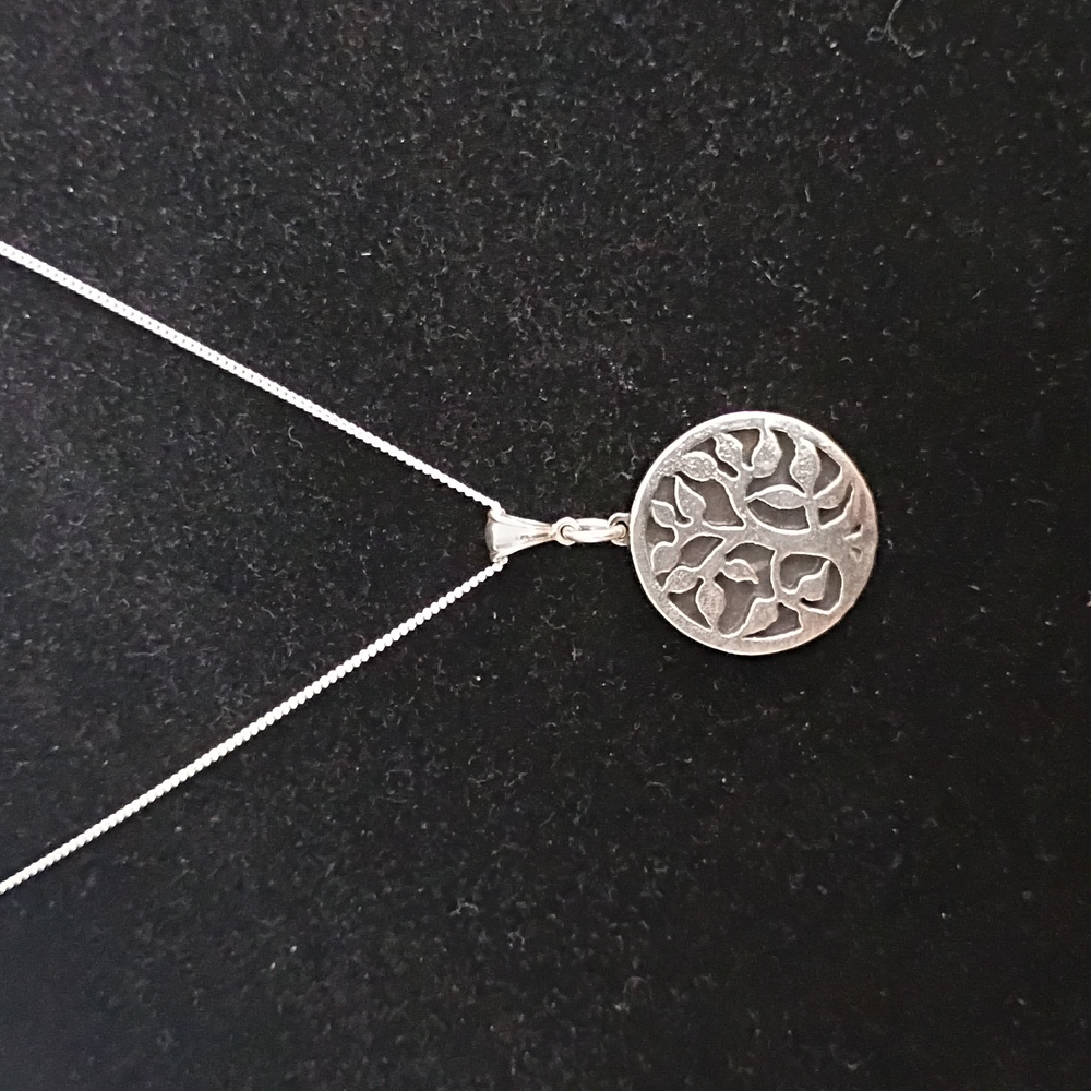 Sterling Silver Tree of Life Pendant Necklace